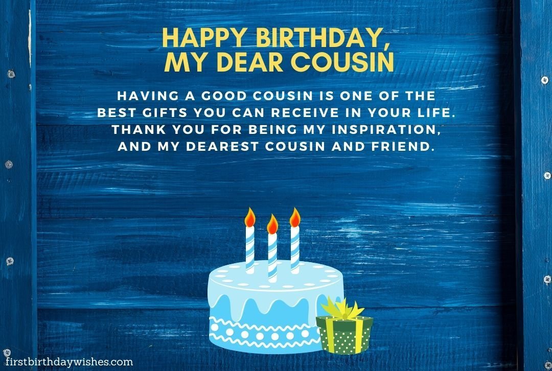 Happy Birthday From Your Favorite Cousin Images 50+ Best Birthday Wishes For Cousin - Happy Birthday Cousin Quotes