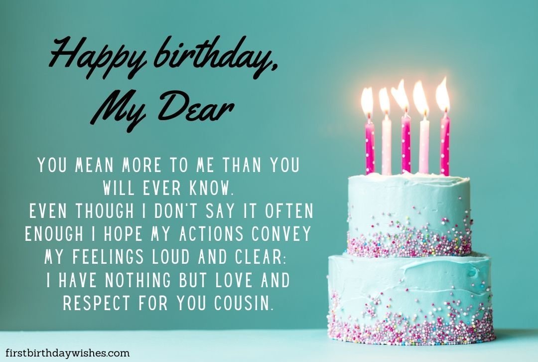 50 Best Birthday Wishes For Cousin Happy Birthday Cousin Quotes