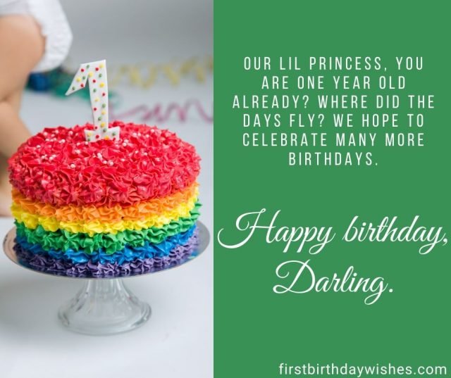 1st birthday wishes for baby girl in marathi