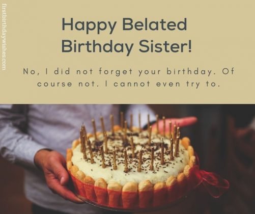 50 Best Belated Birthday Wishes For Sister 2024