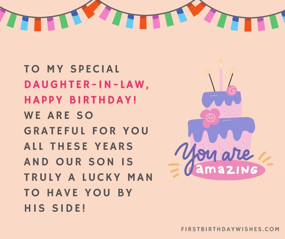 Happy Birthday Daughter In Law Christian Quotes 55 Happy Birthday Wishes For Daughter-In-Law (2022)