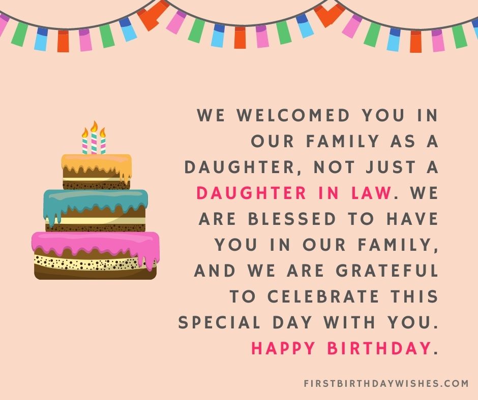 Happy Birthday Daughter In Law God Bless You 55 Happy Birthday Wishes For Daughter-In-Law (2022)