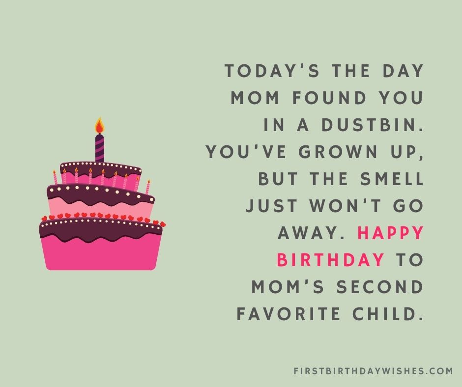 funny birthday quotes for sister